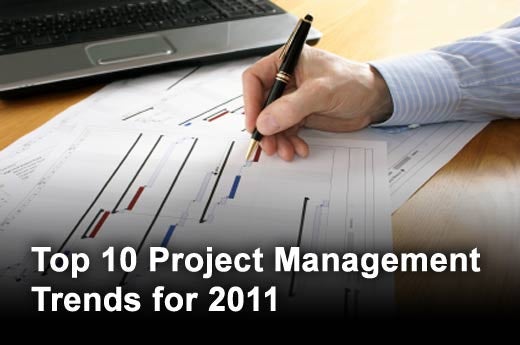 Top 10 Project Management Trends for 2011 - slide 1