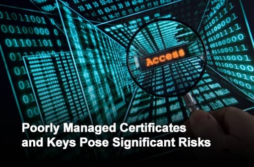 Critical Systems at Risk Due to Poor Key and Certificate Management