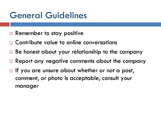 Five Best Practices on Social Media Use