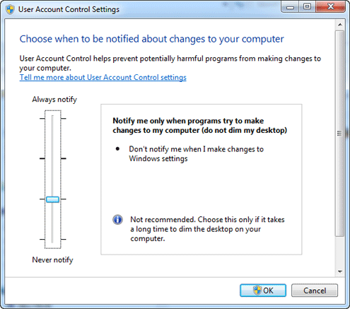 Seven Improved Security Features in Windows 7 - slide 8