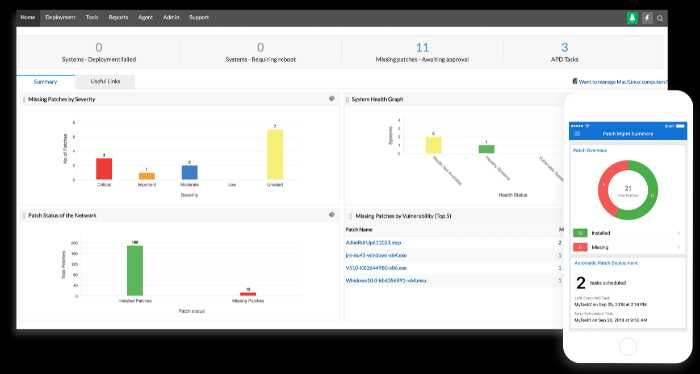 screenshot of ManageEngine Patch Manager